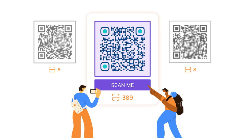 Create QR Codes with CTA texts