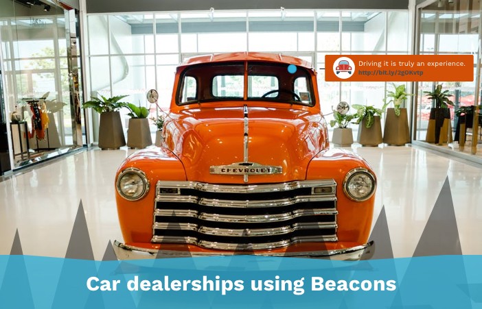 Car dealerships using Beacons
