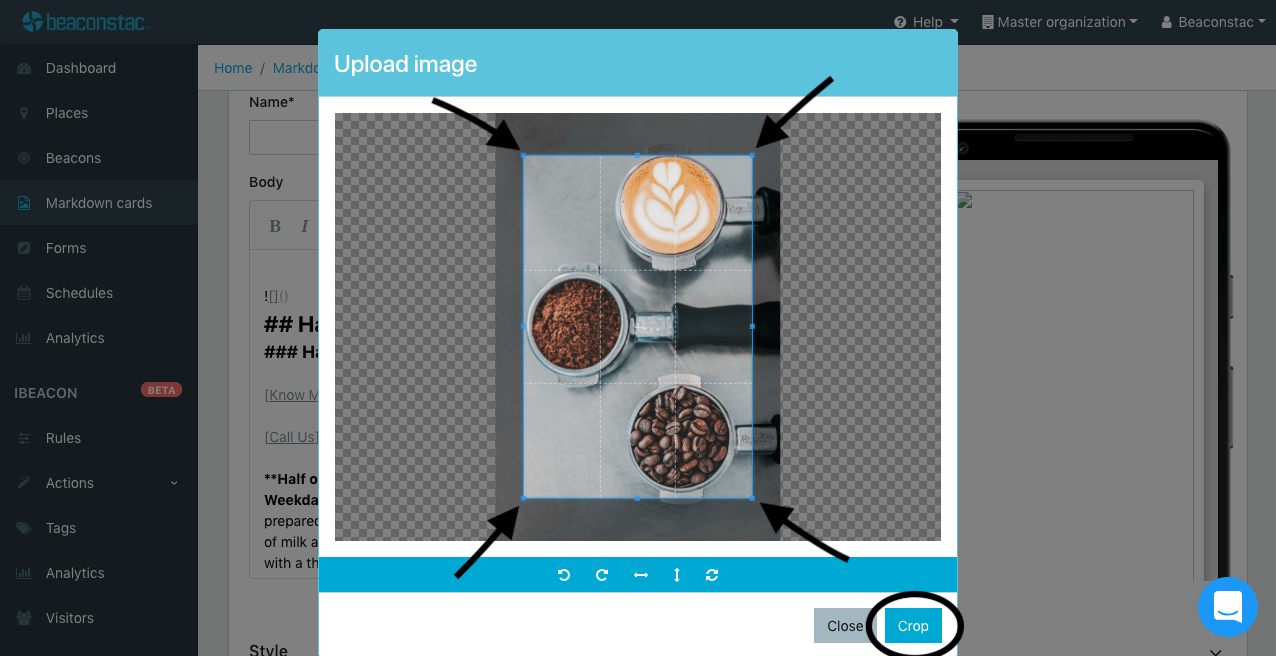 Beaconstac Product Update: Introducing Image Customizations and Analytics Export