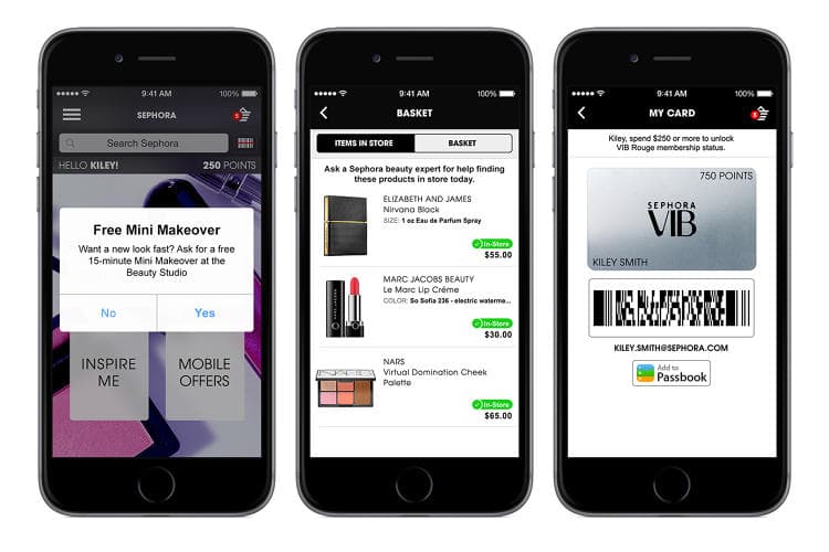 Sephora uses iBeacon technology to reach shoppers in-store
