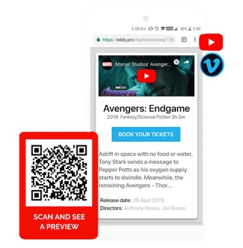 Video QR Code marketing 2021