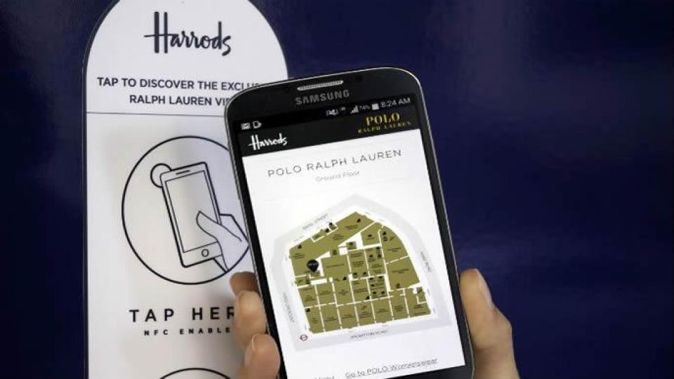 NFC posters on store windows that drove customers straight to Ralph Lauren’s new launches
