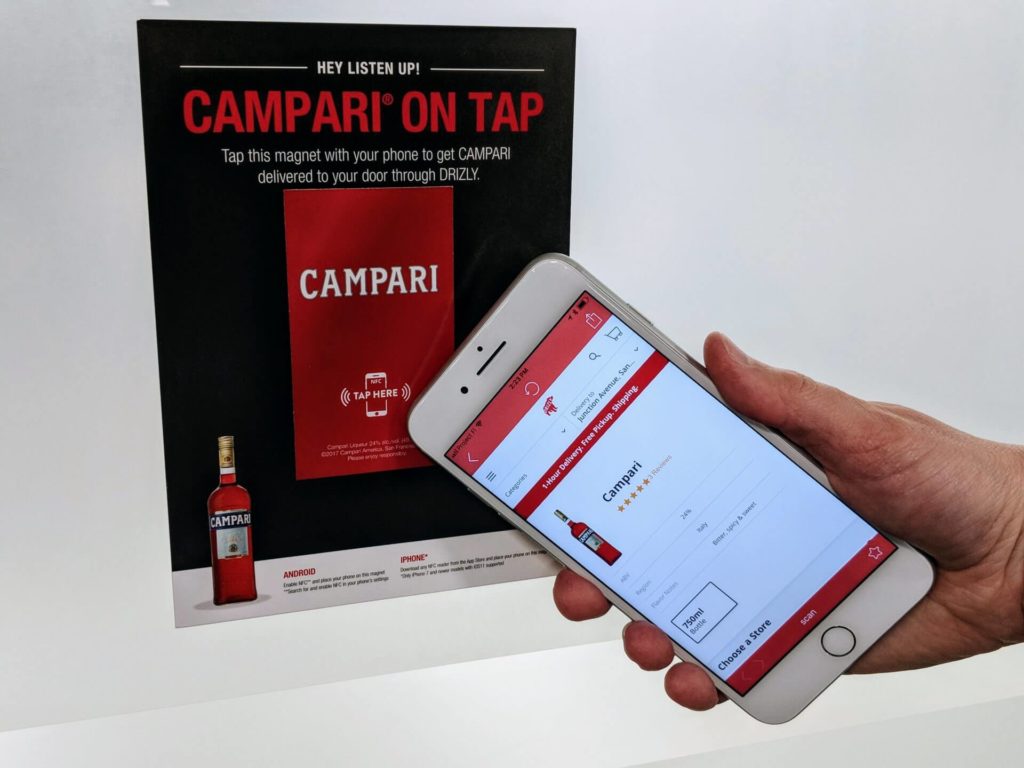 NFC allows for customer engagement beyond display ads