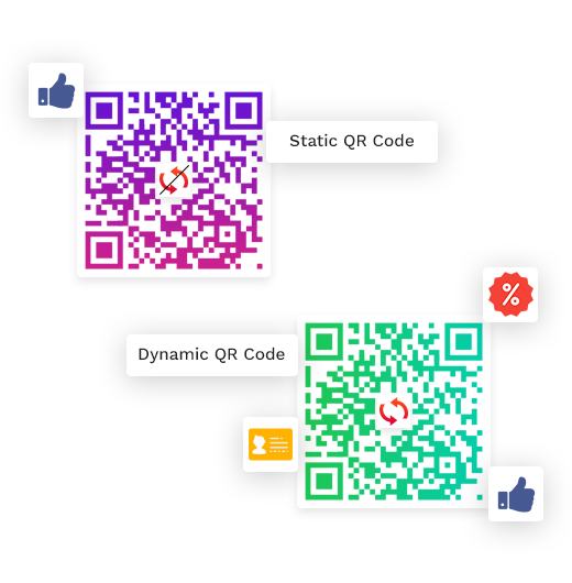 Choose between static or dynamic QR Code
