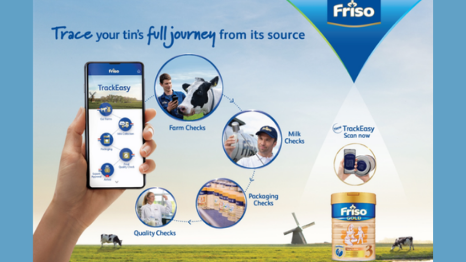 Friso’s CPG QR Codes for smart packaging helps customers track their product