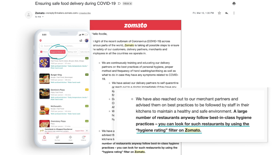 Zomato focusses on hygiene rating for restaurants, post-COVID times
