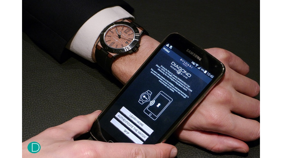 Bulgari leveraged NFC in their smartwatches