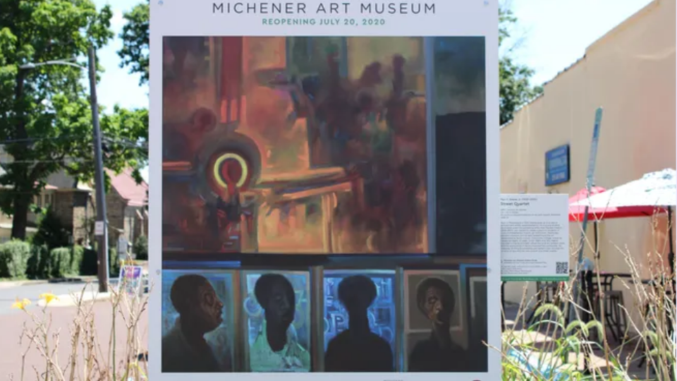QR Codes for Michener Art Museum art exhibits