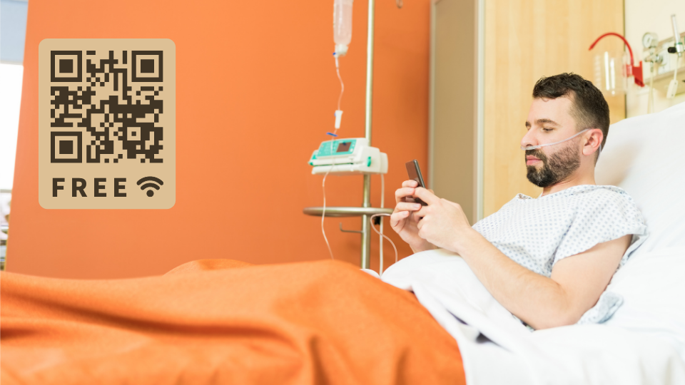 WiFi QR Codes at hospitals