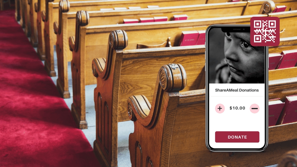 Collect donations with QR Codes for churches