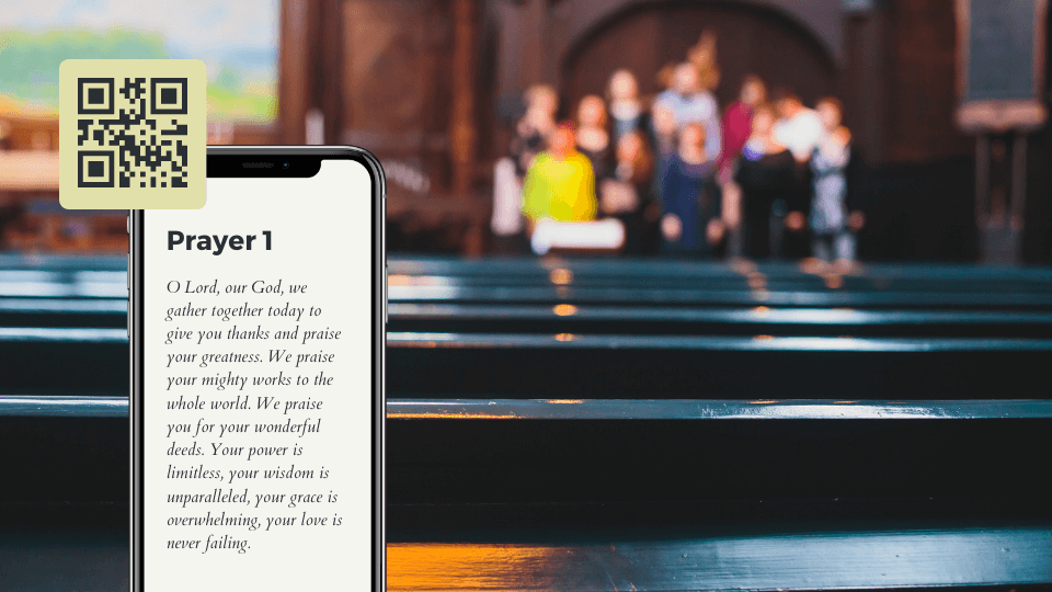 Use QR Codes for churches to access religious texts