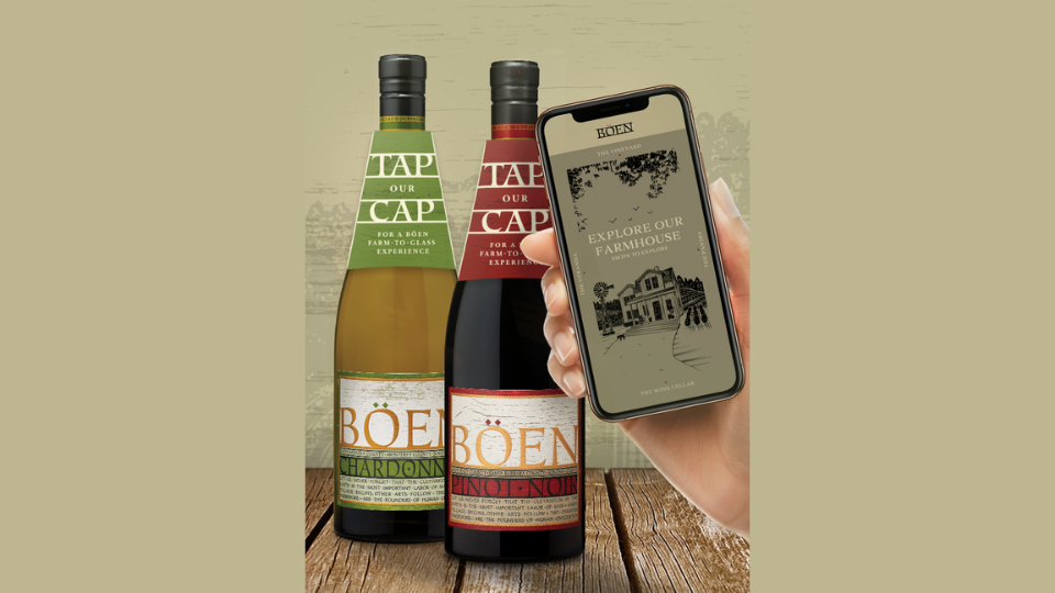 Böen Wines' NFC tags on its bottles to receive in-store information