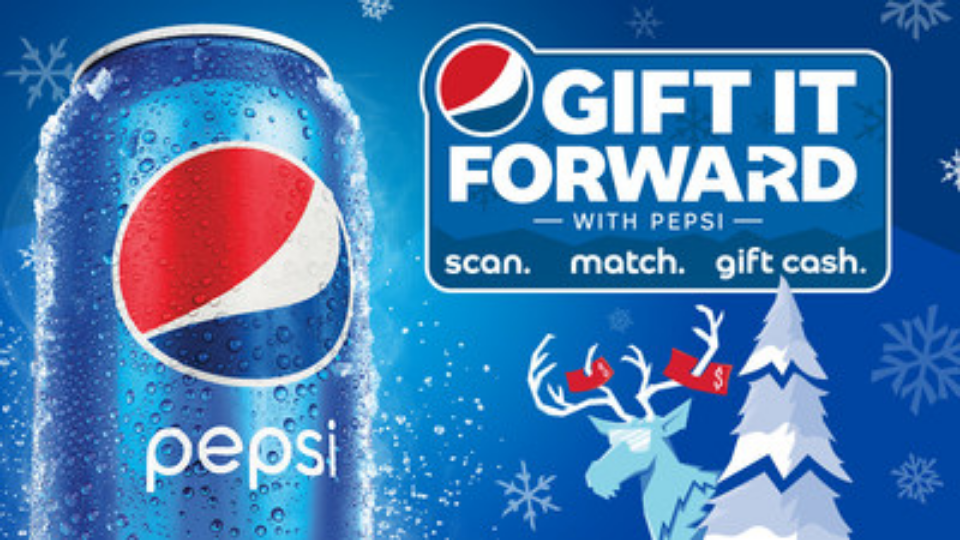 Pepsi used QR Codes to engage consumers during the holidays