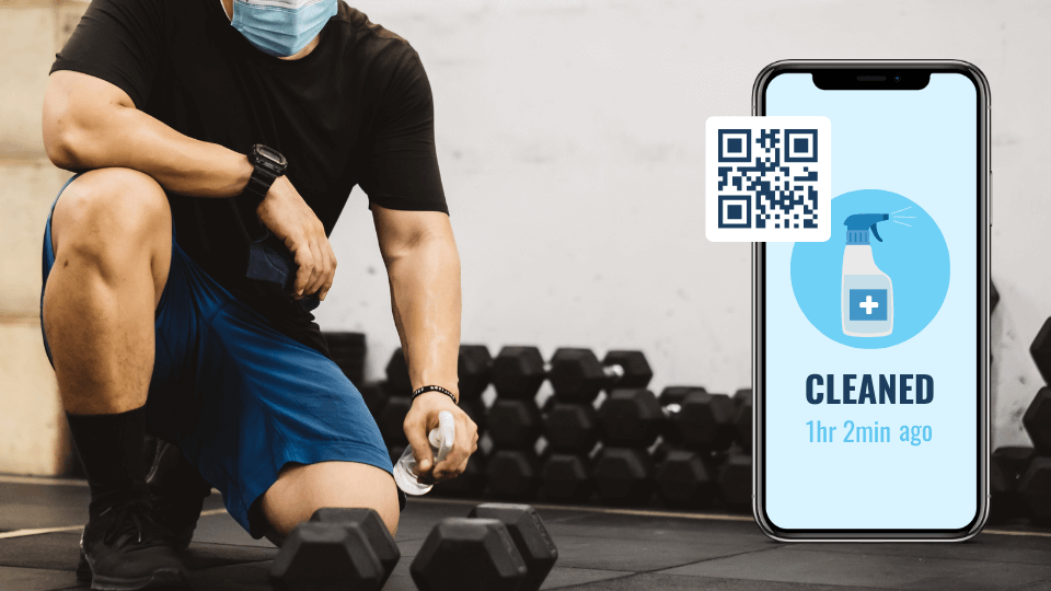 QR Codes at gyms to check hygiene