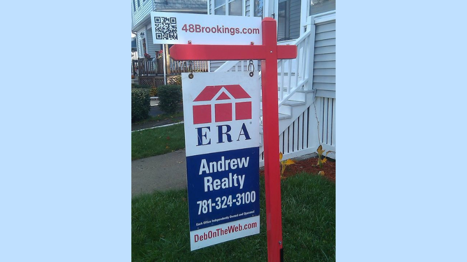 AR QR Codes on real estate signs links to augmented reality web pages of ERA Real Estate