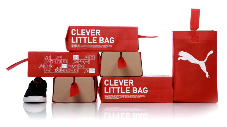 Puma's Clever Little Bag product packaging design
