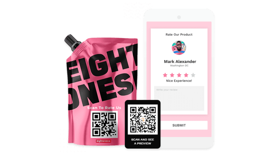 QR Codes for contactless feedback