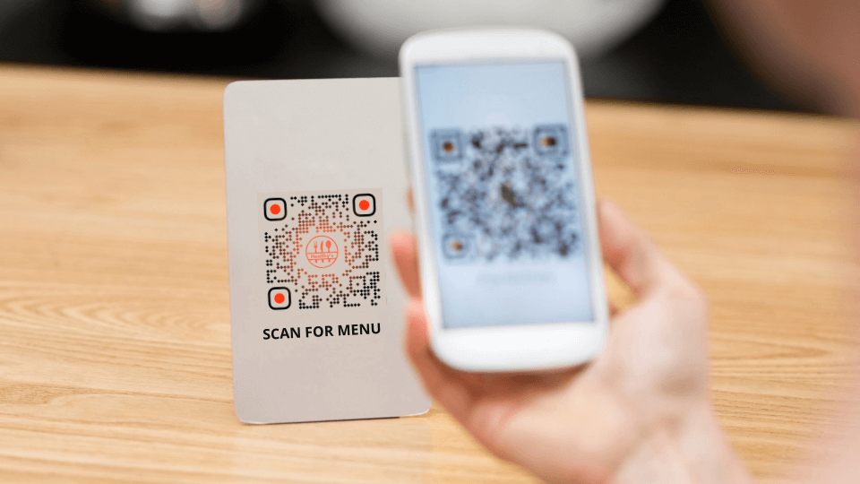 A QR Code menu for contactless and safe dining