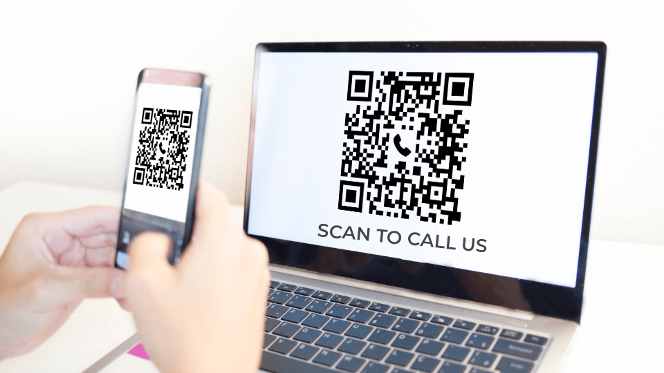 QR scan to directly make a call