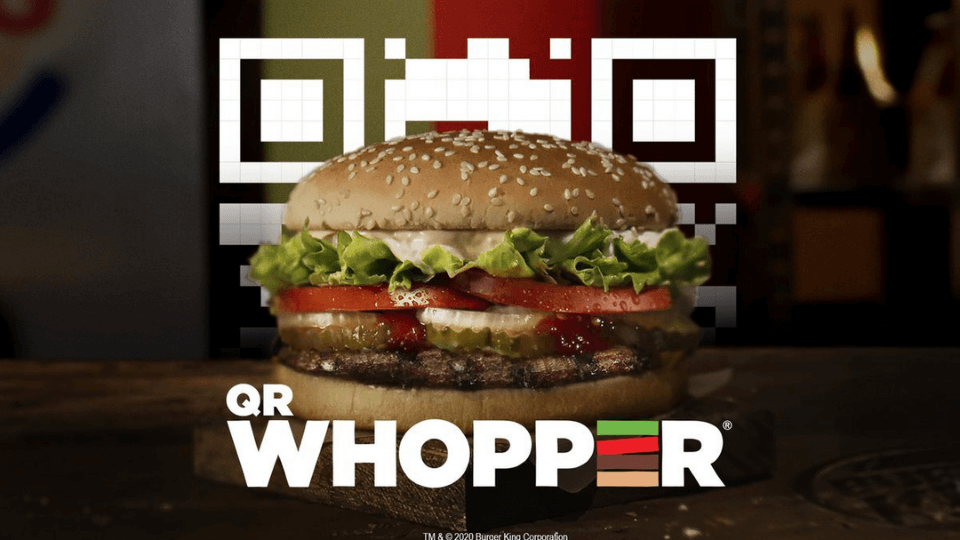 Burger King’s infamous QR Code on TV