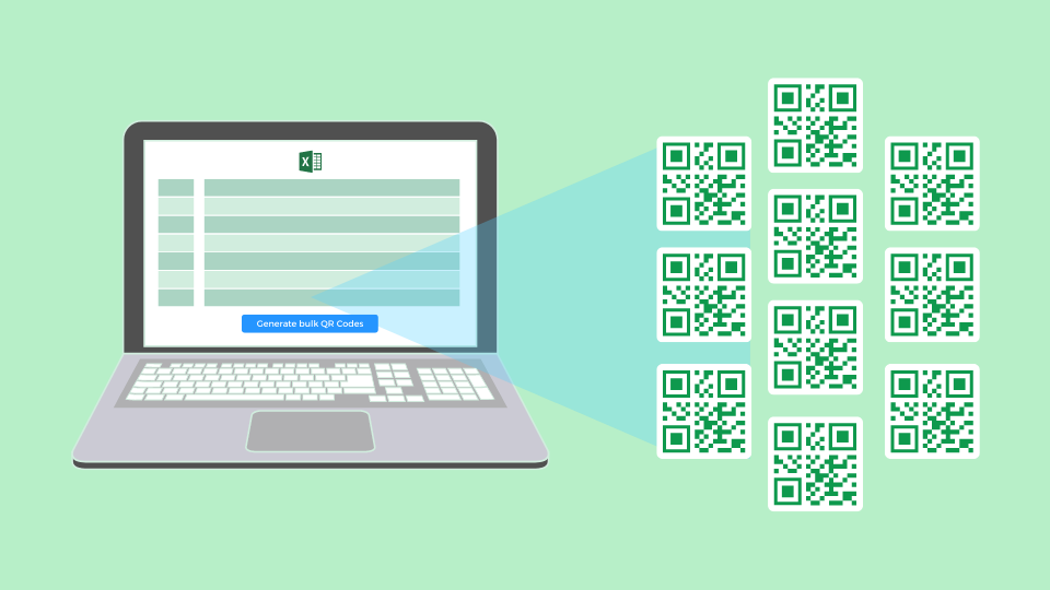 Learn how to generate a bulk QR Code from Excel