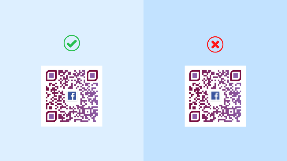Use HD logos/images to create colored QR Codes