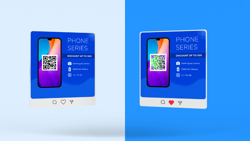 Colored QR Codes elevate brand creatives 