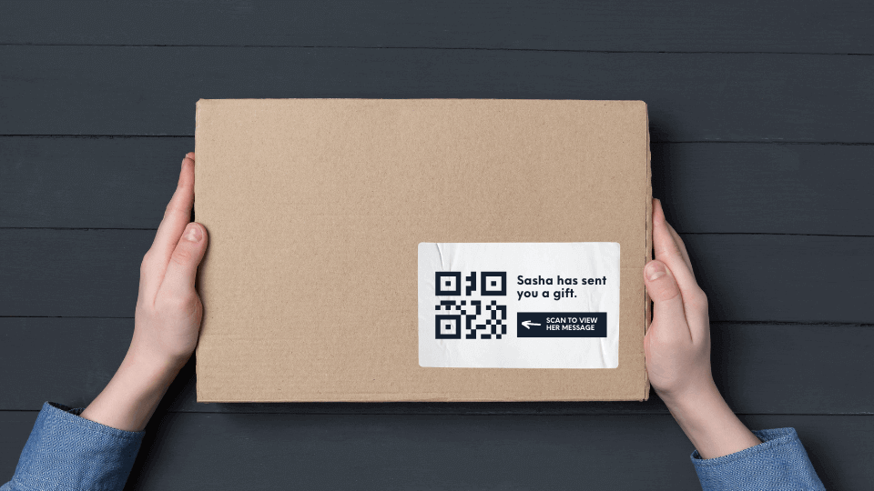 Offer personalized gifts using QR Codes