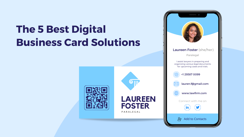 The 5 Best Digital Business Card Solutions in 2023: Compare and Decide
