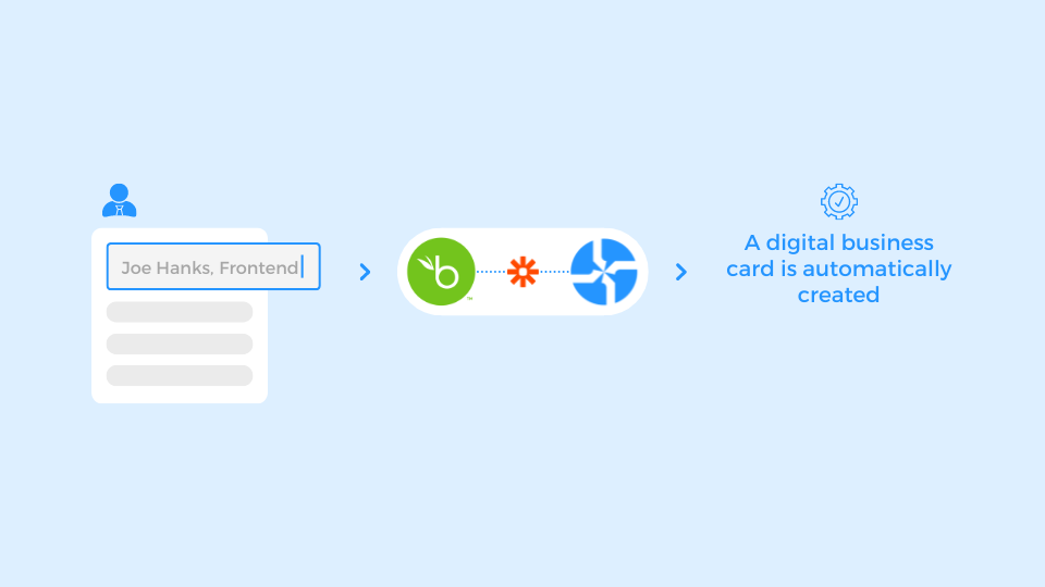 Automatically generate a digital business card with the Beaconstac-Zapier integration