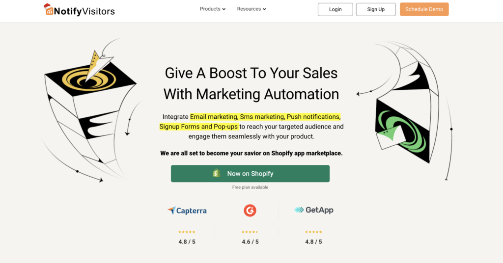 Sales and marketing automation tool.