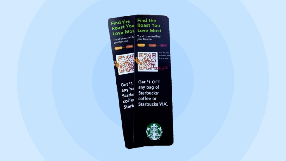 Starbucks QR Code campaign with discount