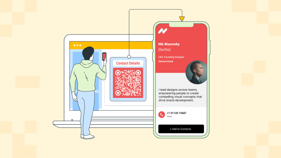 Share a digital business card via Google Slides presentation