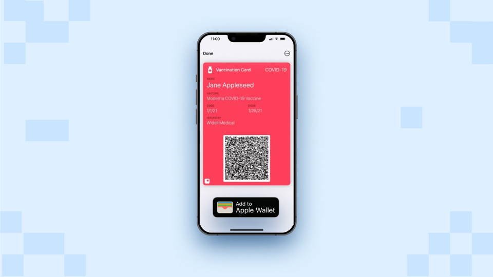 Scan QR Codes on Iphone with the wallet app