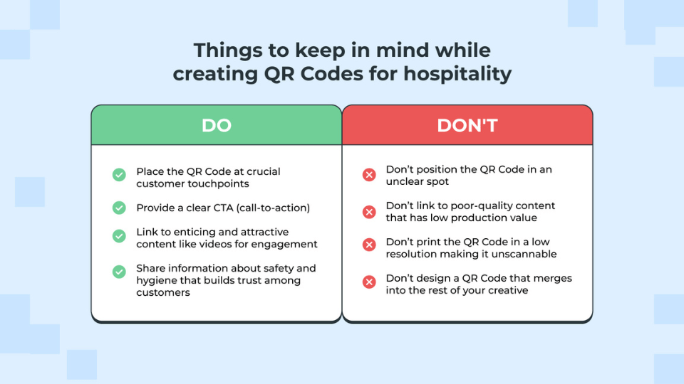 Best practices to follow while making QR Codes