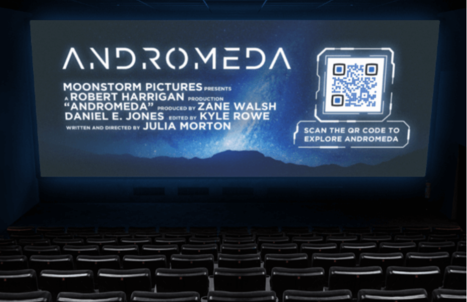 Andromedia movie QR Code