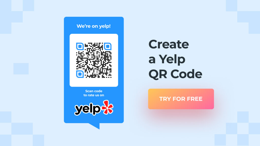 Create a Yelp QR Code with Beaconstac's QR Code generator