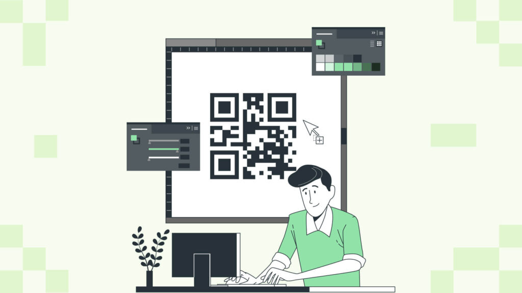 Vector QR Codes can be edited easily
