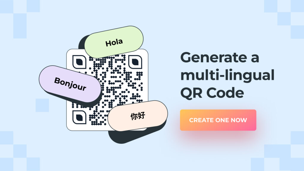 Create a multi lingual QR Code with Beaconstac's QR Code maker