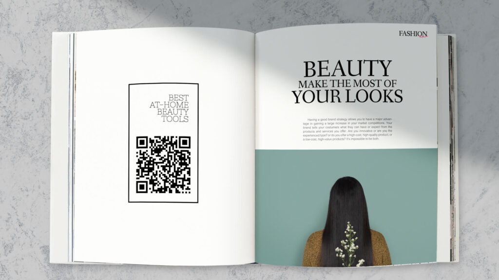 QR Codes on Magazines and Newspapers