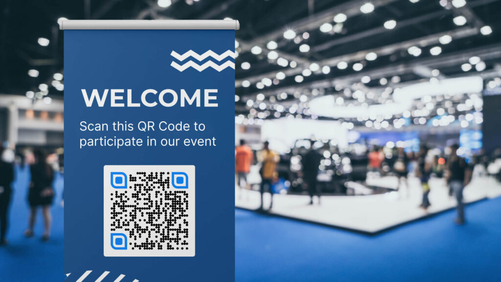 QR Codes on Trade show collaterals
