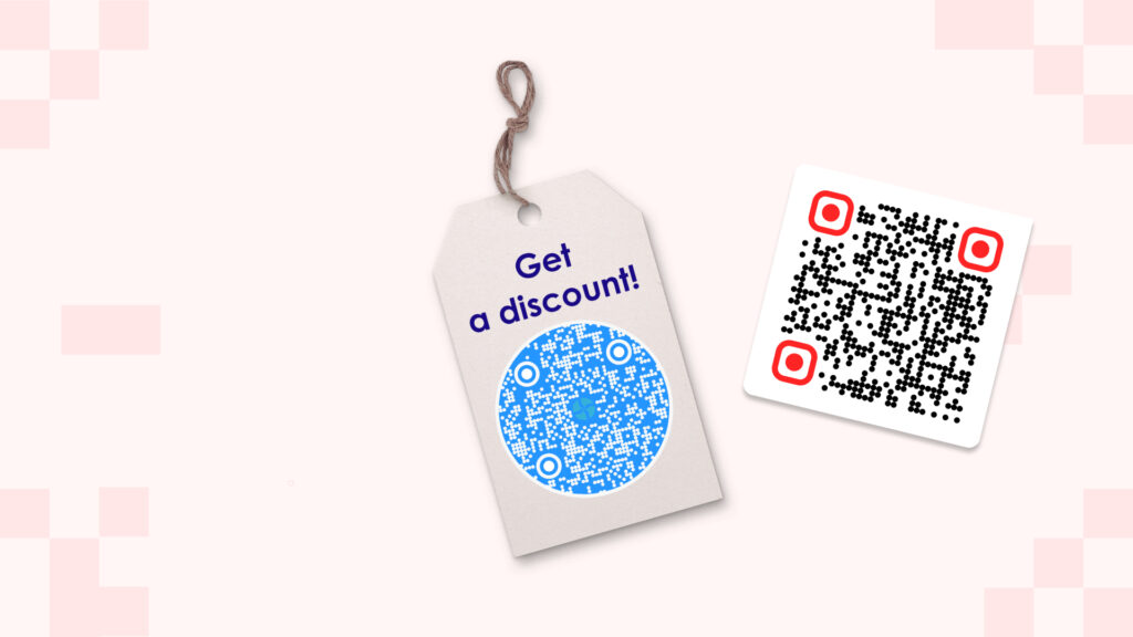 An organization QR Code shown in the form of a tag. They help with storage and management.