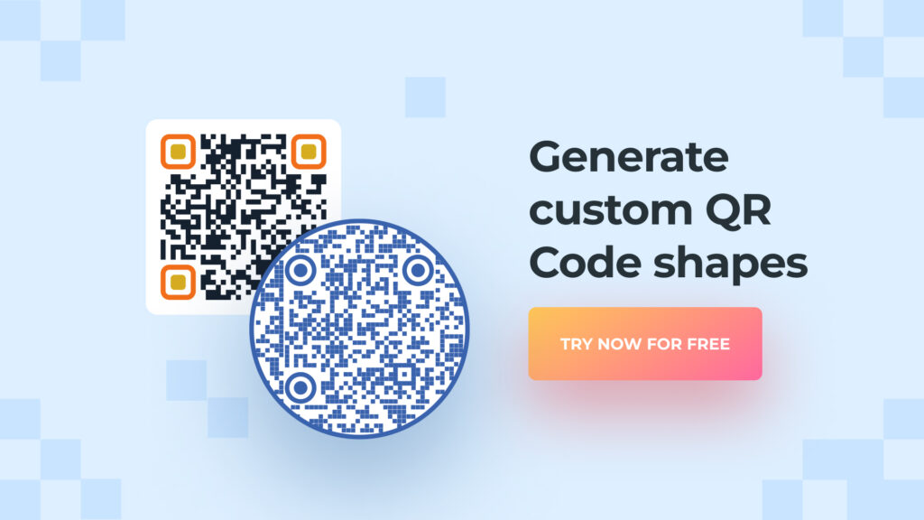 Generate custom QR Code shapes with Beaconstac's free QR Code creator