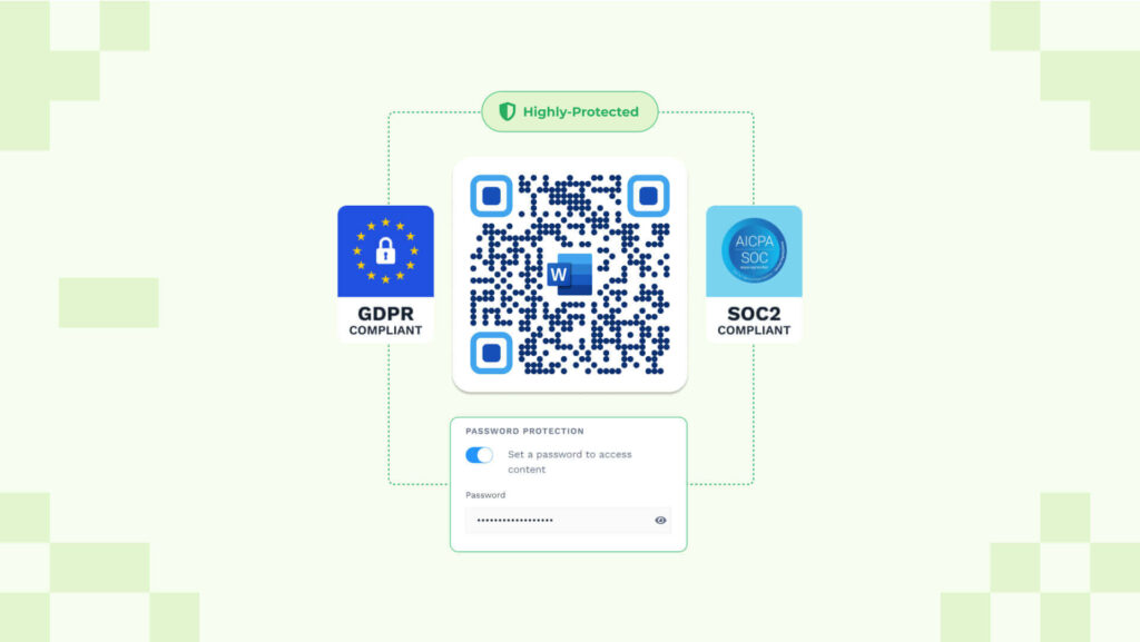Protect your document QR Code when sharing it with the masses
