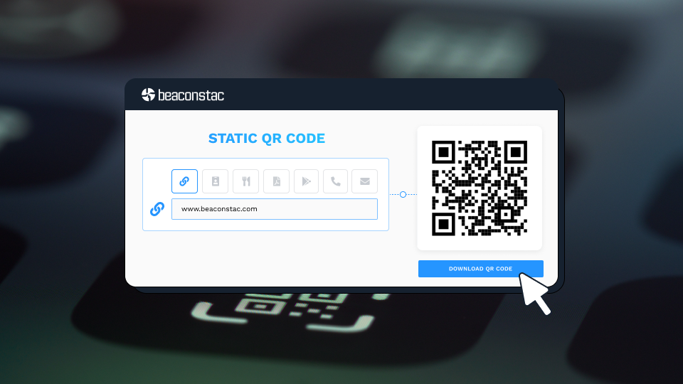 How to create a free static QR Code on Beaconstac