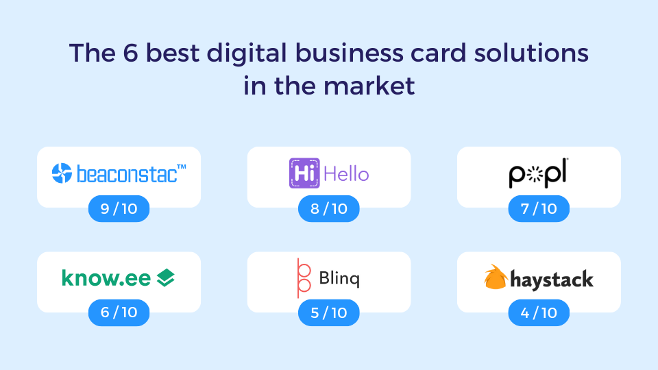 The 6 best digital business card generators on our list