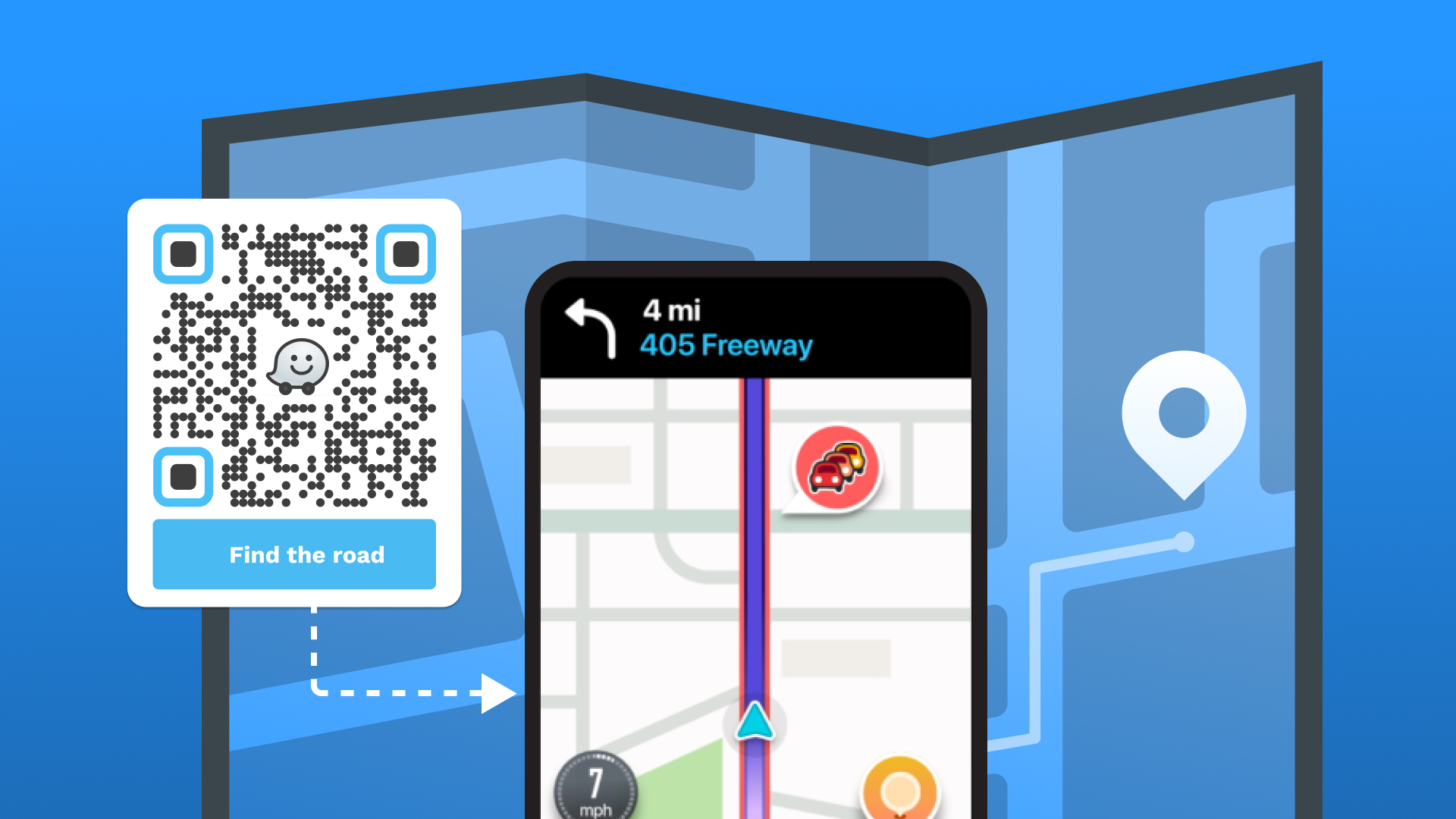 How to create a QR Code for Waze Location
