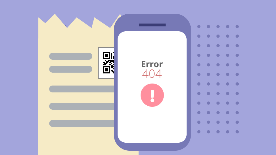 Ensure that the QR Codes dont lead to a 404 error page.