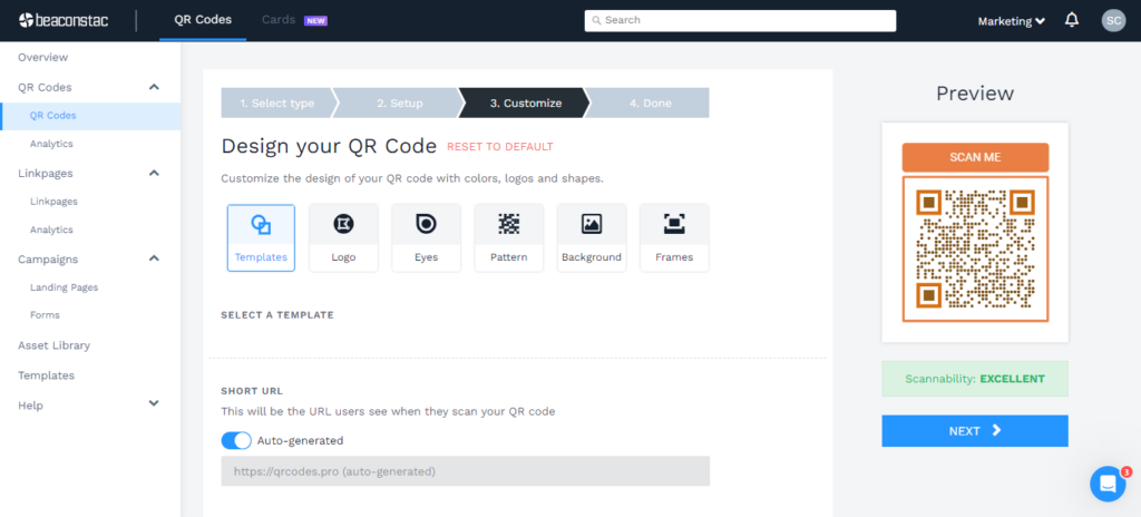 create-a-qr-code-for-a-magazine-step-three-customize-qr-code
