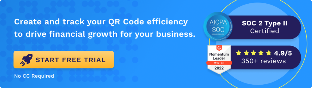 Create a QR Code for  your financial app